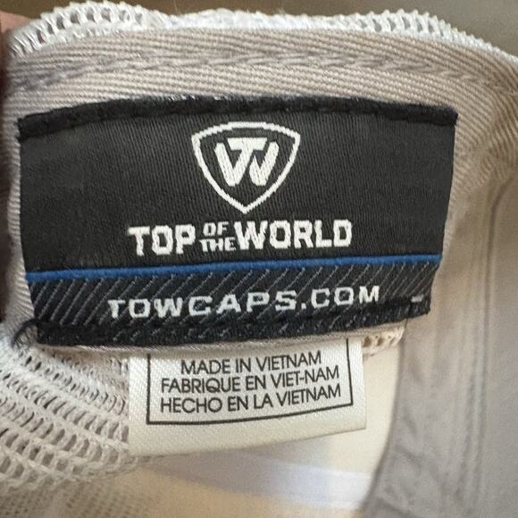 FSU Florida State Seminoles Trucker Hat Cap Gold Red Top Of The World Strapback - Picture 2 of 11